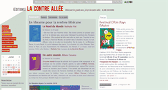 Desktop Screenshot of lacontreallee.com